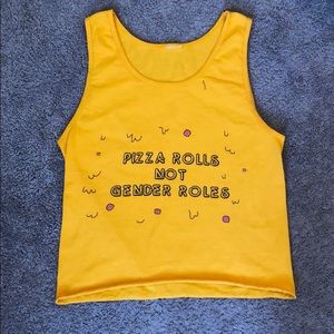 Dope “Pizza Rolls Not Gender Roles” Shirt!